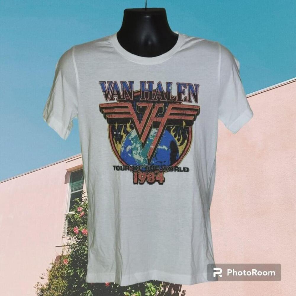 Van Halen Tour Of The World 1984 T-Shirt Small